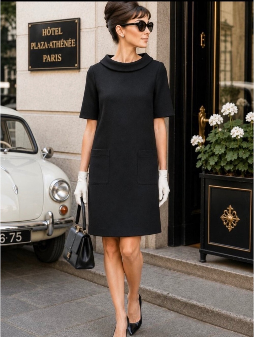 Trina Turk Black Shift Dress. Classic, Elegant, Size 8